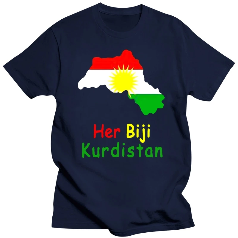 Her Biji Kurdistan Ypg Rojava Kurd Kobane Kobani T-Shirt Tutte le Taglie Nuovo