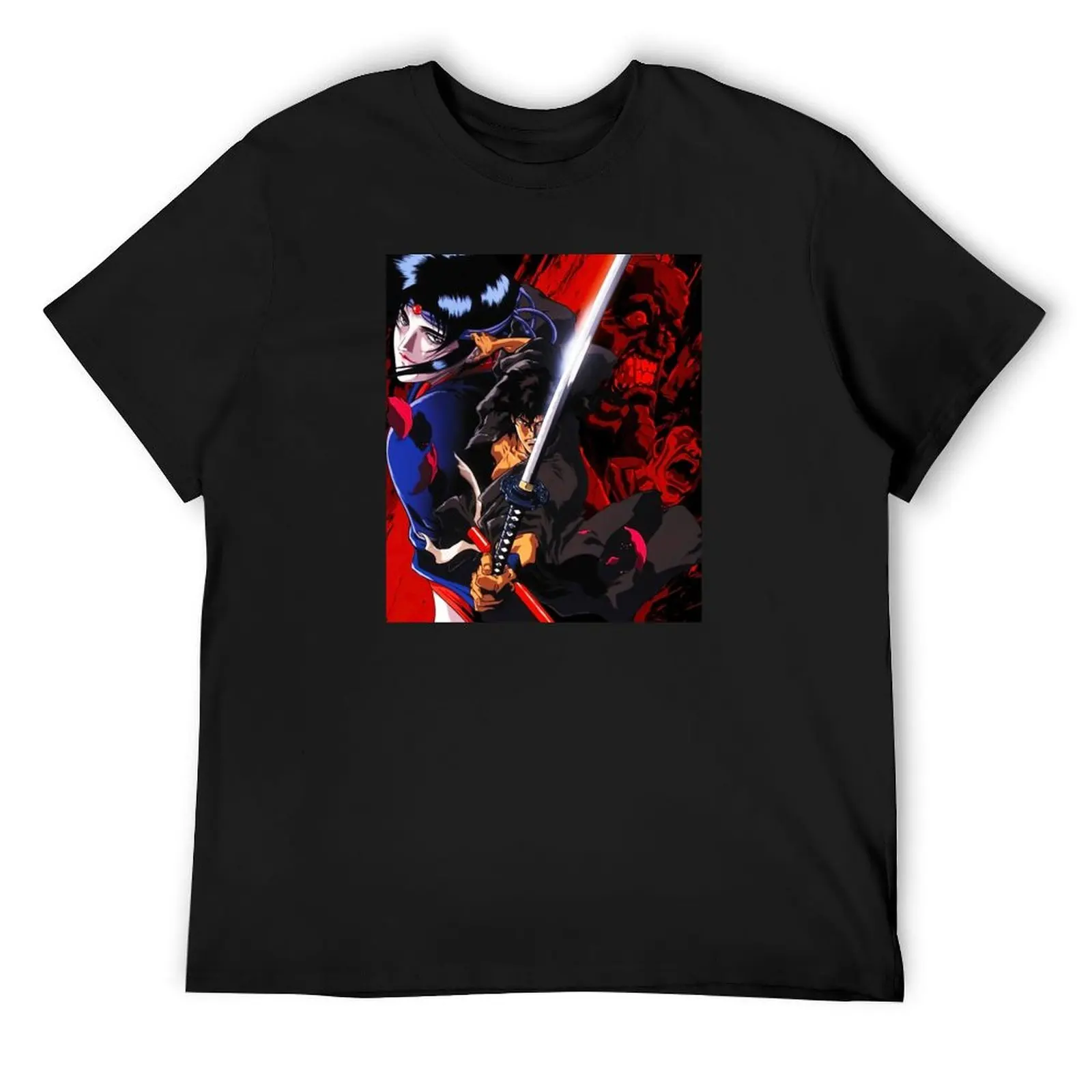 Ninja Scroll Jubei & Kagero T-Shirt tees oversized t shirt t shirts for men graphic