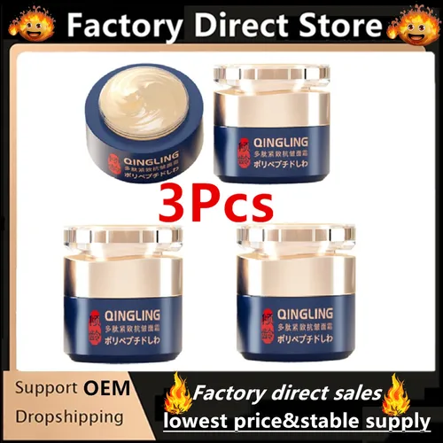 3 uds japonés Qingling 50ml Retinol crema antiarrugas nutritiva reafirmante hidratante cuidado de la piel eliminación del envejecimiento