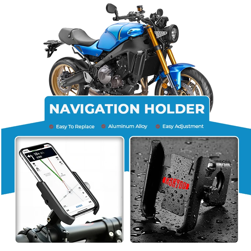 

Alloy Motorcycle Cell Phone Support Bracket Mirror Mount Navigation Stand For XJ6 XJR XSR XSR900 XSR700 XSR250 XSR300 XSR500