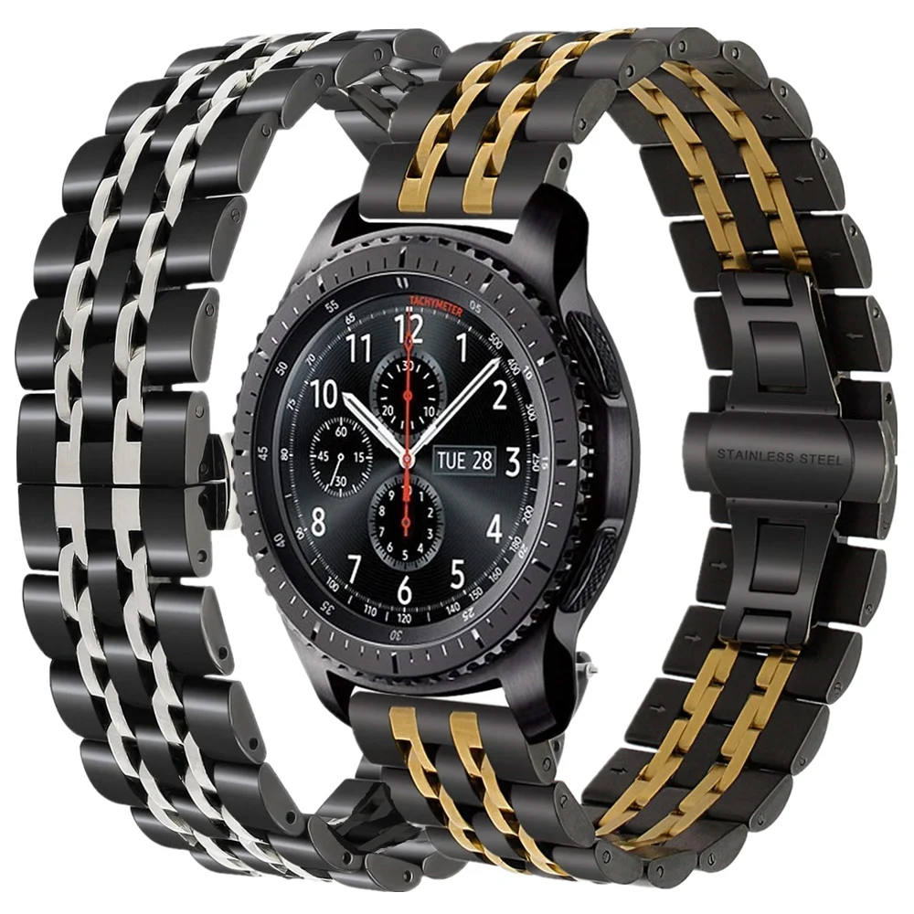 

22 мм для Samsung Galaxy Watch 46 мм ремешок/Gear S3 Frontier/Classic Band 20 мм Pulseira для Galaxy Watch active 2/Amazfit bip wrist