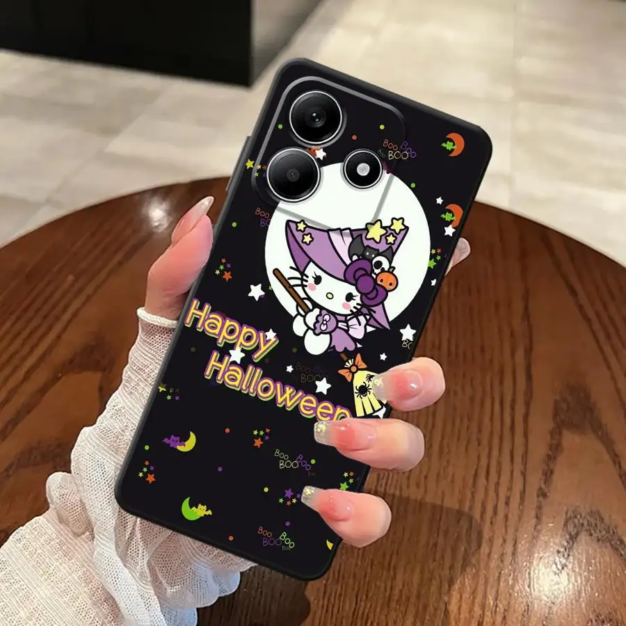 Custodia Sanrio di Halloween per Xiaomi Redmi Note 10 9 8 Pro 12S 9s 10S 11 13 12 Pro Plus 11S Cover posteriore morbida per telefono