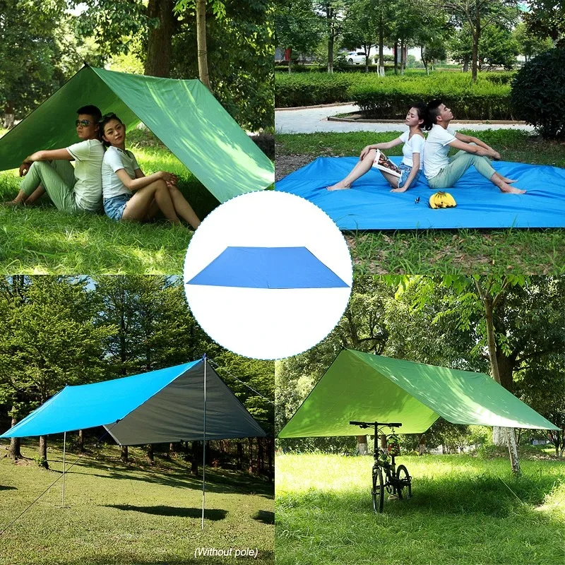 

3x3M Beach Sun Shelter Tarp Waterproof Tent Shade Ultralight UV Garden Awning
