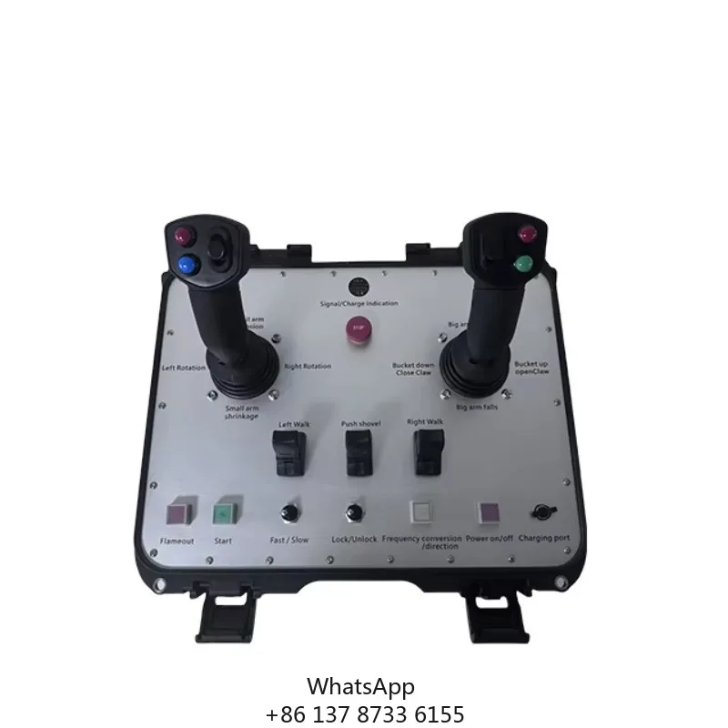 Direct Factory Supply Customizable Waterproof Excavator Remote Control Multi-Functional Pilot Unit Metal Material Box 1 Year
