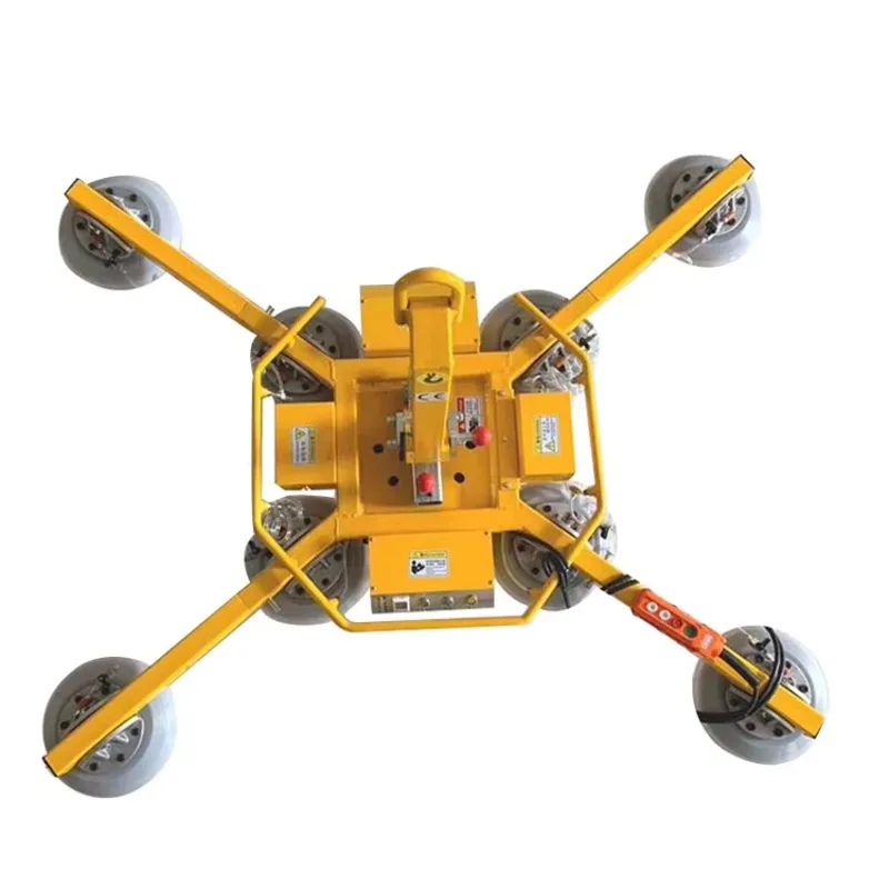HUGO's new portable battery electric glass vacuum suction cup lifter with powerful suction cup
