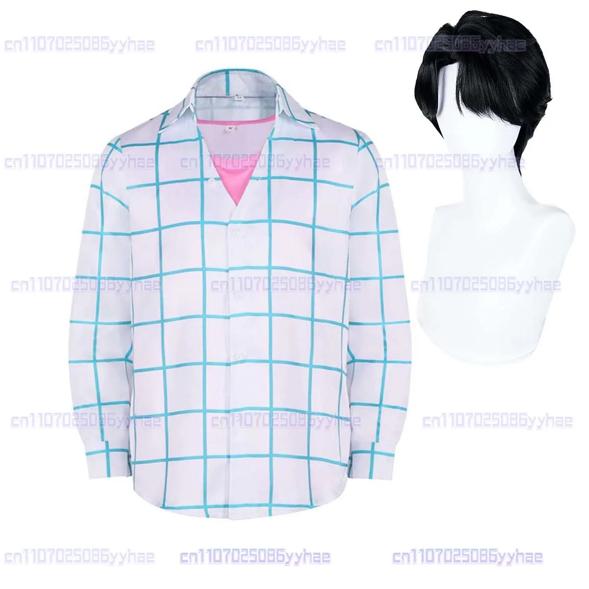 Halloween Demon Hunters Cos hombres Kpop Saja Boys Jinu Romance Cosplay camiseta conjunto