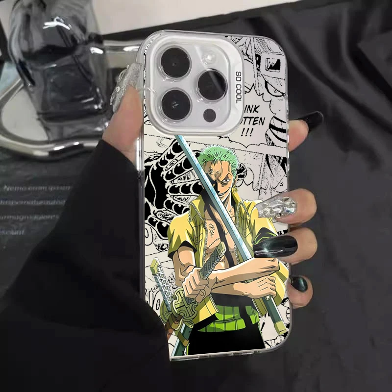 Etui na telefon Anime O-One Pieces Luffys Zoro do Tecno Spark Go 30C 20 10 Pova 6 Camon 20 15 Itel P36 A48 S23 Pro 4G 5G Back Cover