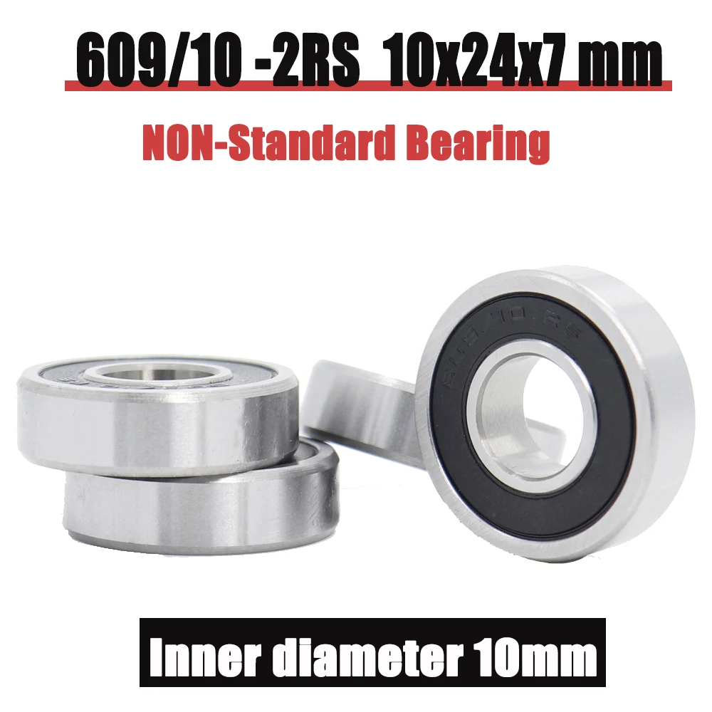 

609/10 Bearing ABEC-1 ( 4 PCS ) 10x24x7 mm Miniature 609-10 Z ZZ Ball Bearings 609/10 RS 2RS Bearing 609/10ZZ 609/10RS