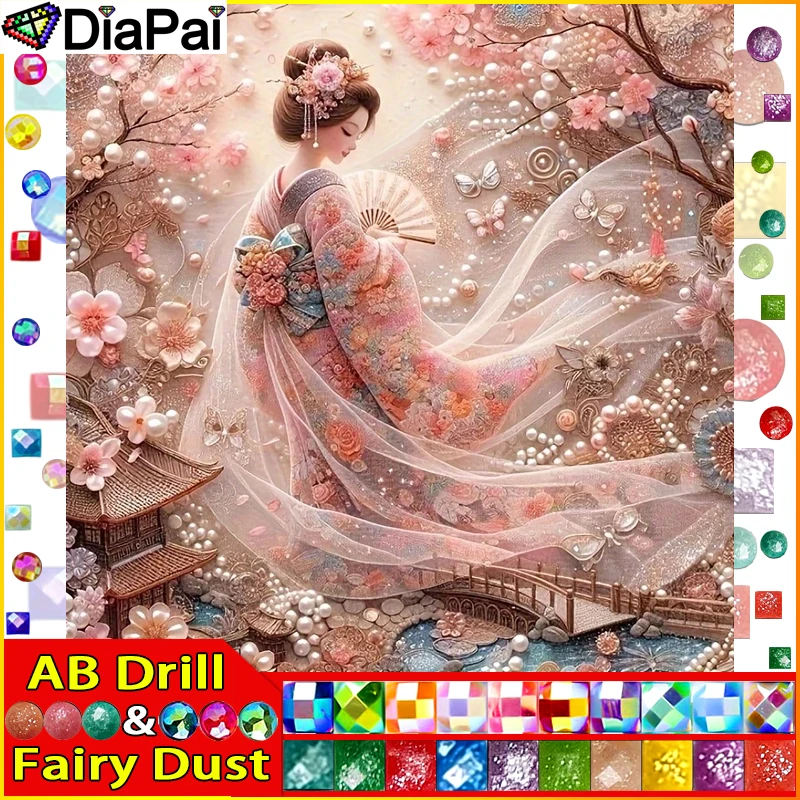 DiaPai Fairy Dust AB Diamond Embroidery DIY Diamond Painting Kit 