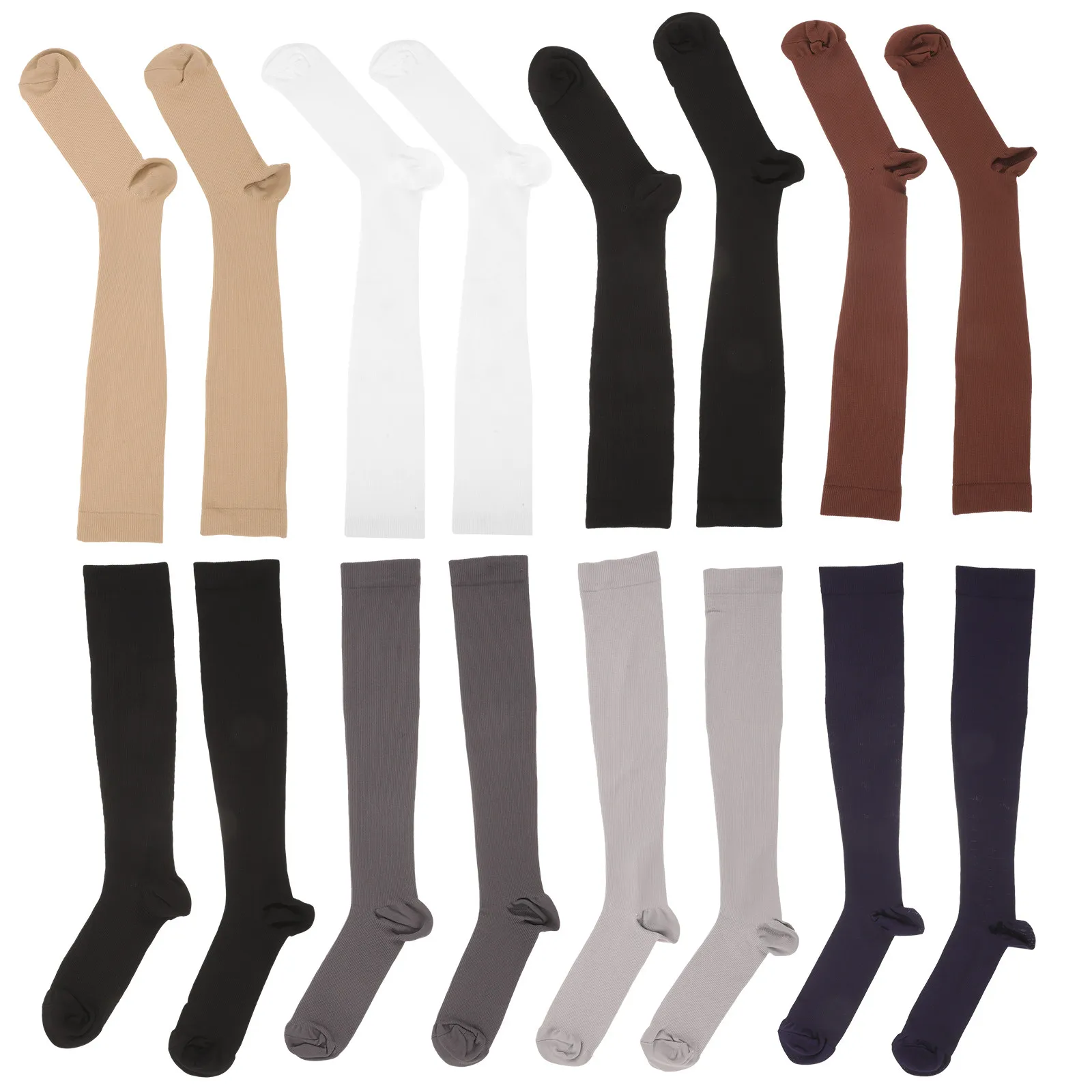 

8 Pairs Tube L XL 8 Warm For Cold Weather Pcs Thermal Warm Winter Outdoor Nylon Cold Winter Socks Weather Skate Socks