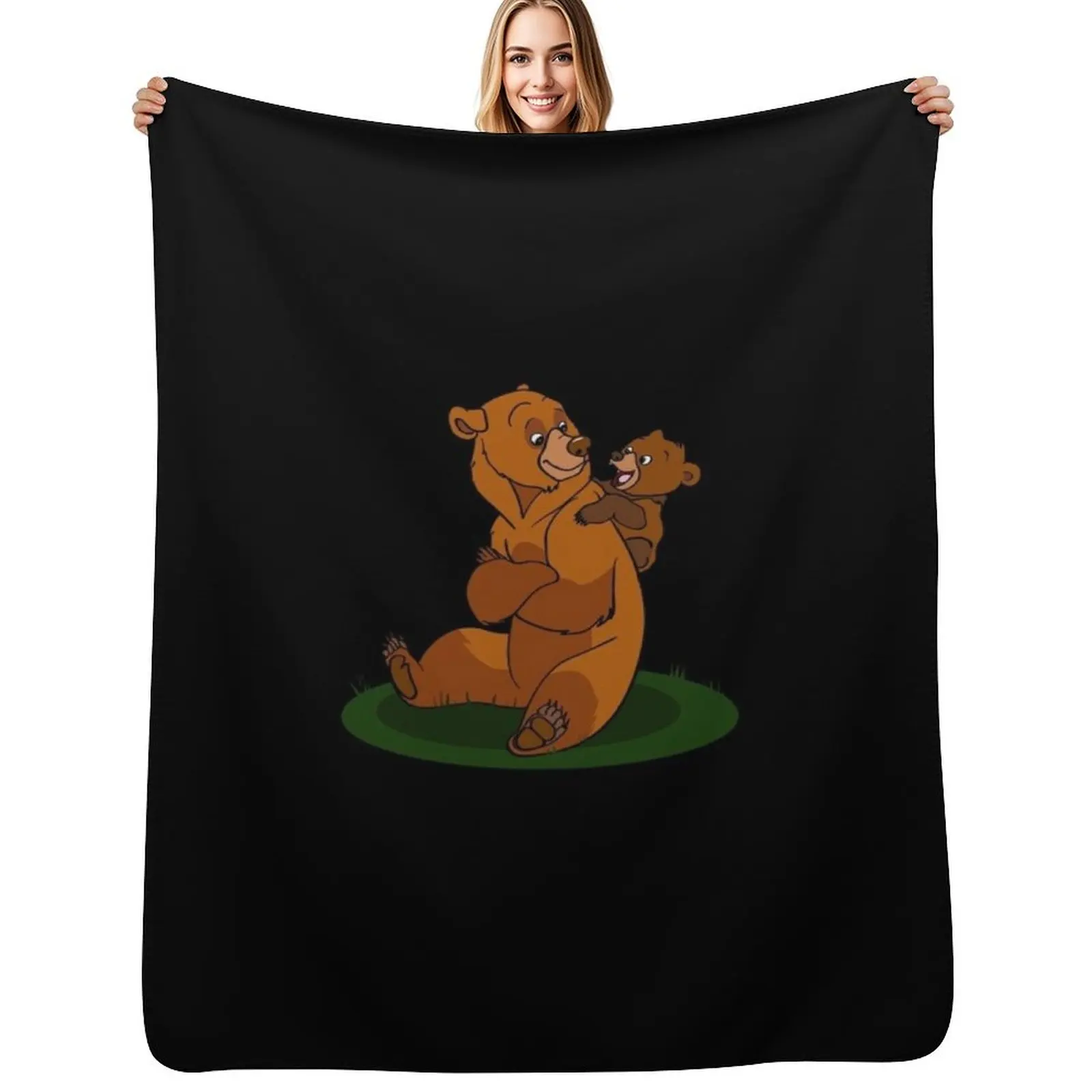 Brother Bear Throw Blanket Air Conditioner Soft Blanket for Office Home