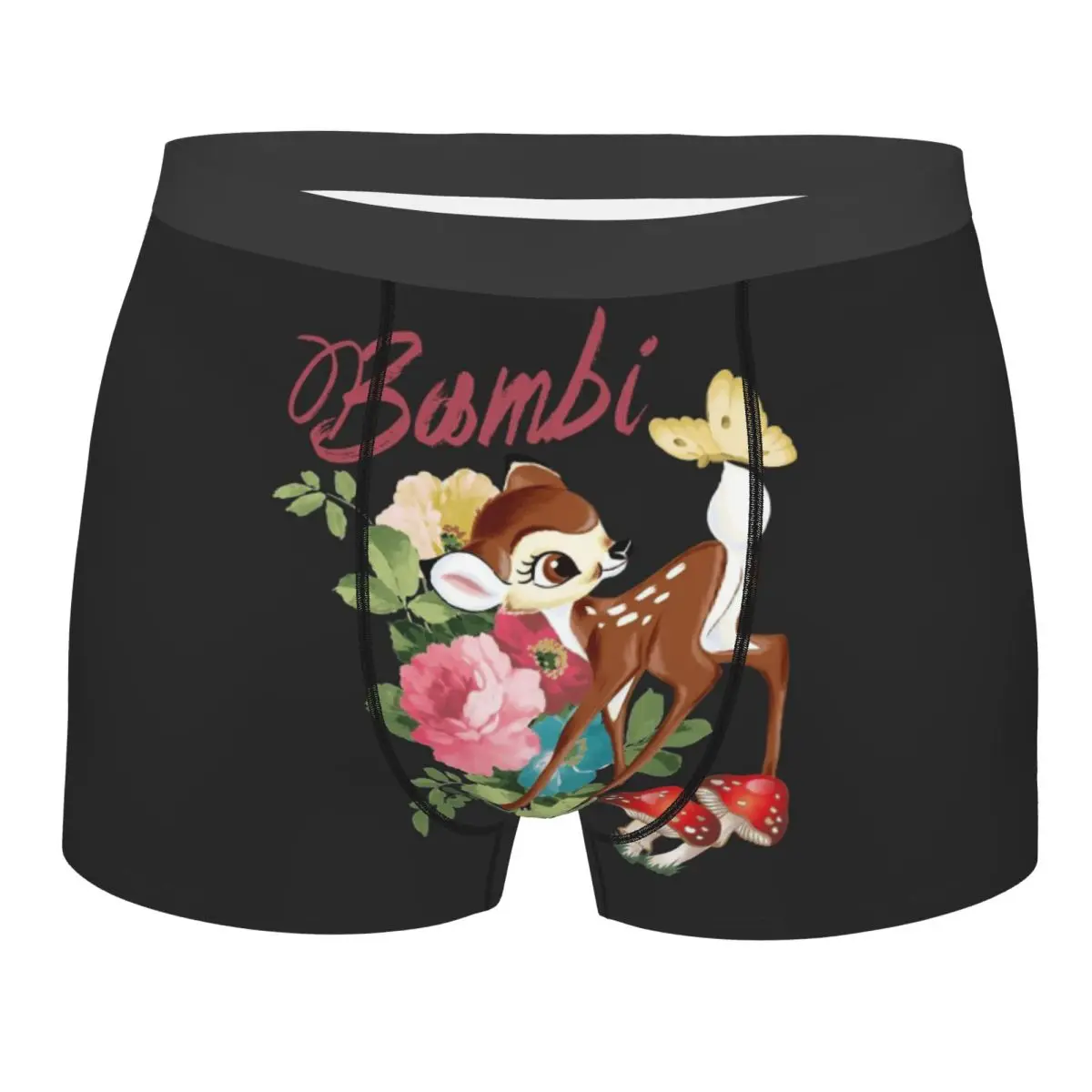 

Custom Male Cool Cartoon Bambi New Underwear Boxer Briefs Breathable Shorts Panties Underpants