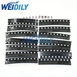 150Pcs Sot-23 Transistor Kit Diverse Set S9012-S9014 BAV90 BAV70 MMBT5551 15 Soorten Smd Triode Kit SOT23 Transistor set