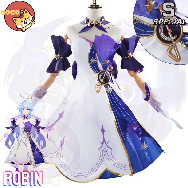 

Star Rail Robin Cosplay Costume Game Honkai Star Rail Halovian Singer Robin Cosplay Halloween Costume Robin Cosplay CoCos-S