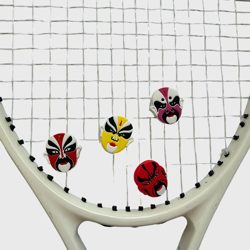 Wholesales Tennis Vibration Dampener Cartoon Peking Opera Tennis Vibrations Shock, Reduce Vibration