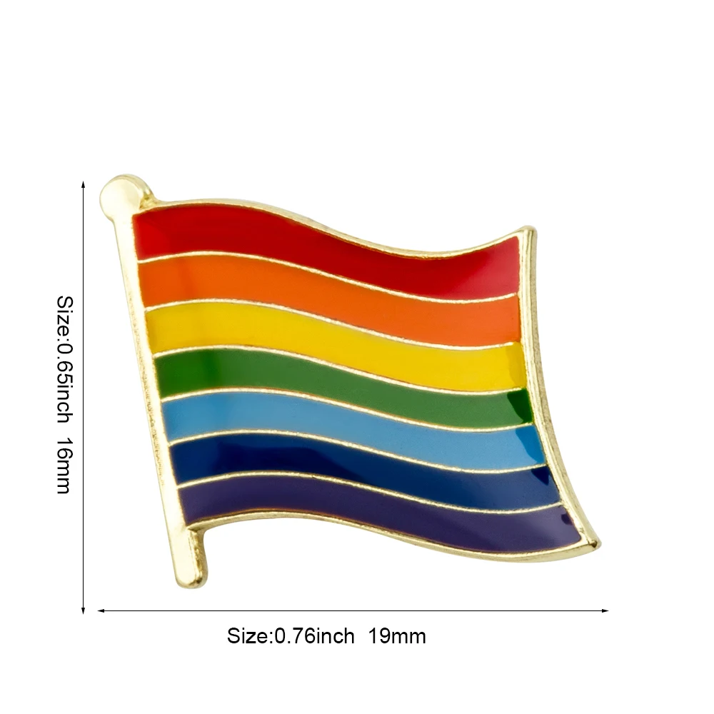 

Rainbow Flag Badge Flag Laple Pin Badges Flag Brooch