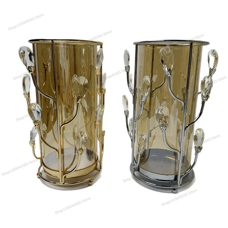 For light luxury vase handicrafts Nordic style hotel decoration bar desktop flower arrangement ornament