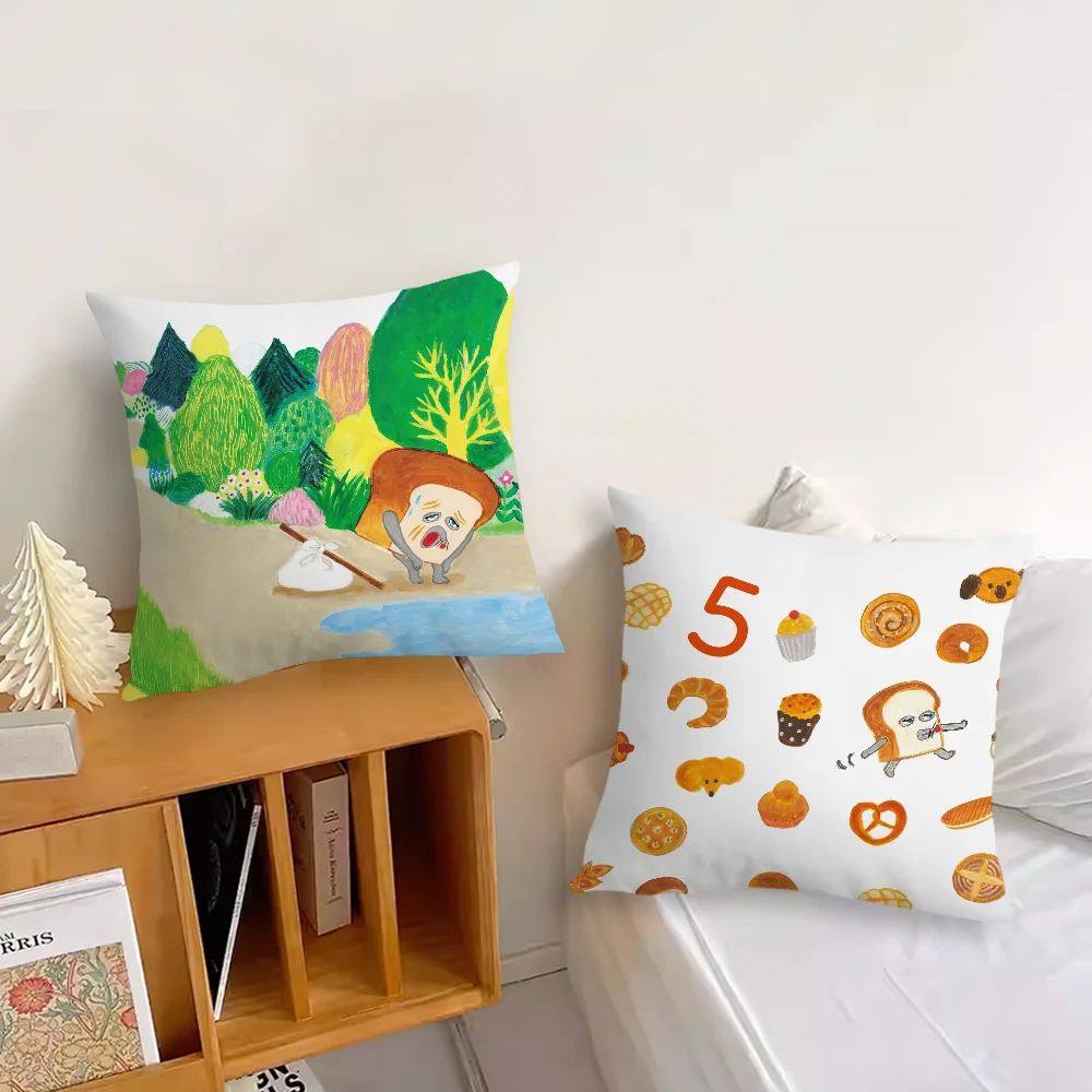 JXThief-Taie d'oreiller pour salon, livre d'images, planche de sauna, chambre à coucher, coussin de bureau, coussin de canapé, temps de sieste