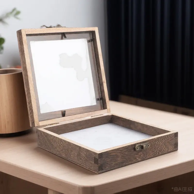 

Легкий деревянный футляр для демонстрации насекомых с прозрачной акриловой крышкой для бабочек, сухоцветов и растительных образцов