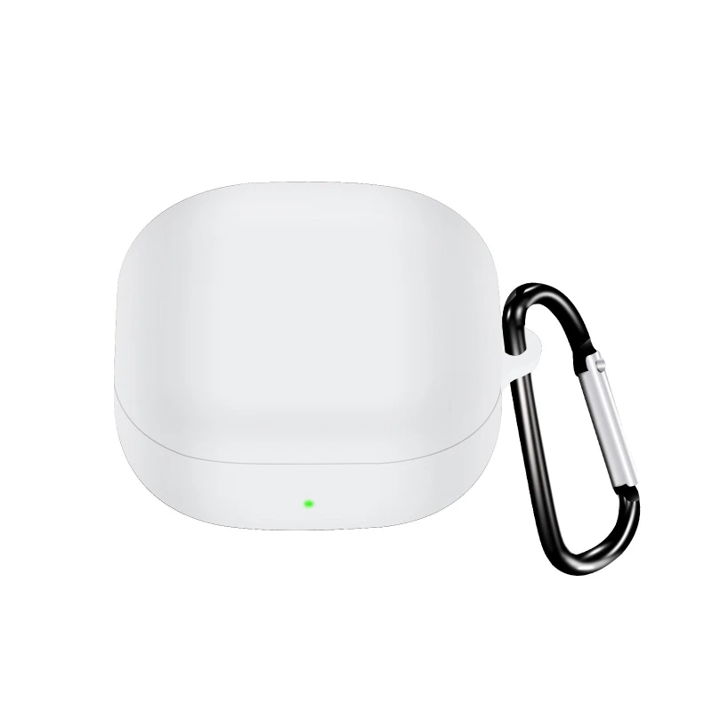 واقية غطاء سيليكون مع هوك المفاتيح لسامسونج غالاكسي Buds2 برو/براعم 2 برو سماعة حامي حافظة واقية قذيفة