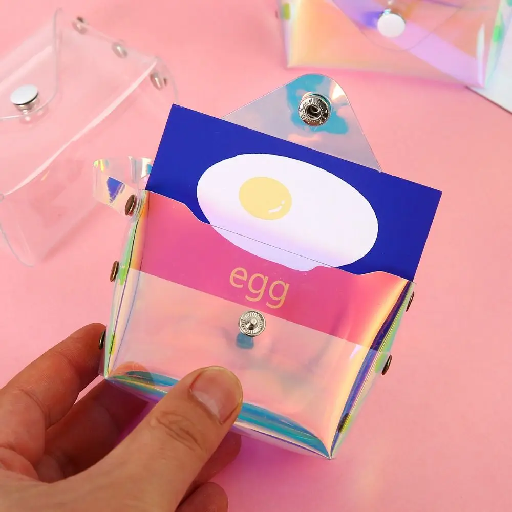 Portable Transparent Pocket Wallet Waterproof Multifunctional Cosmetic Bag PVC Clear Storage Pouch Men&Women