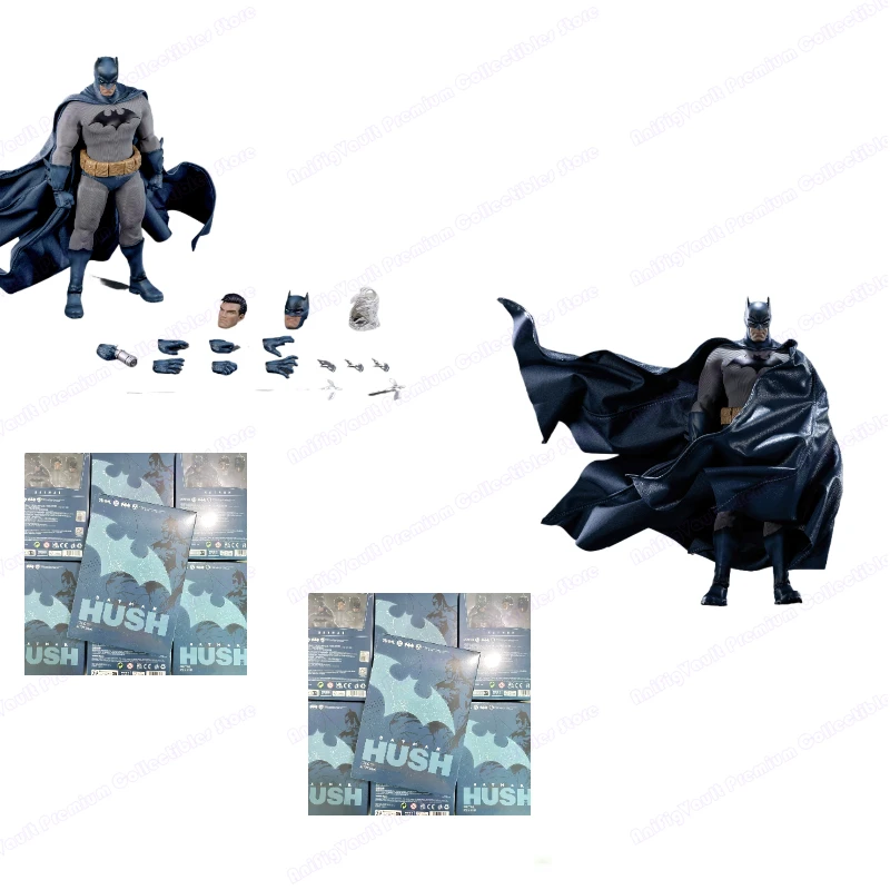 متوفر في المخزون GONG Hush Batman 1/12 بدلة قماشية مصممة لعبة مجسمة هدية متوفرة في المخزون #1