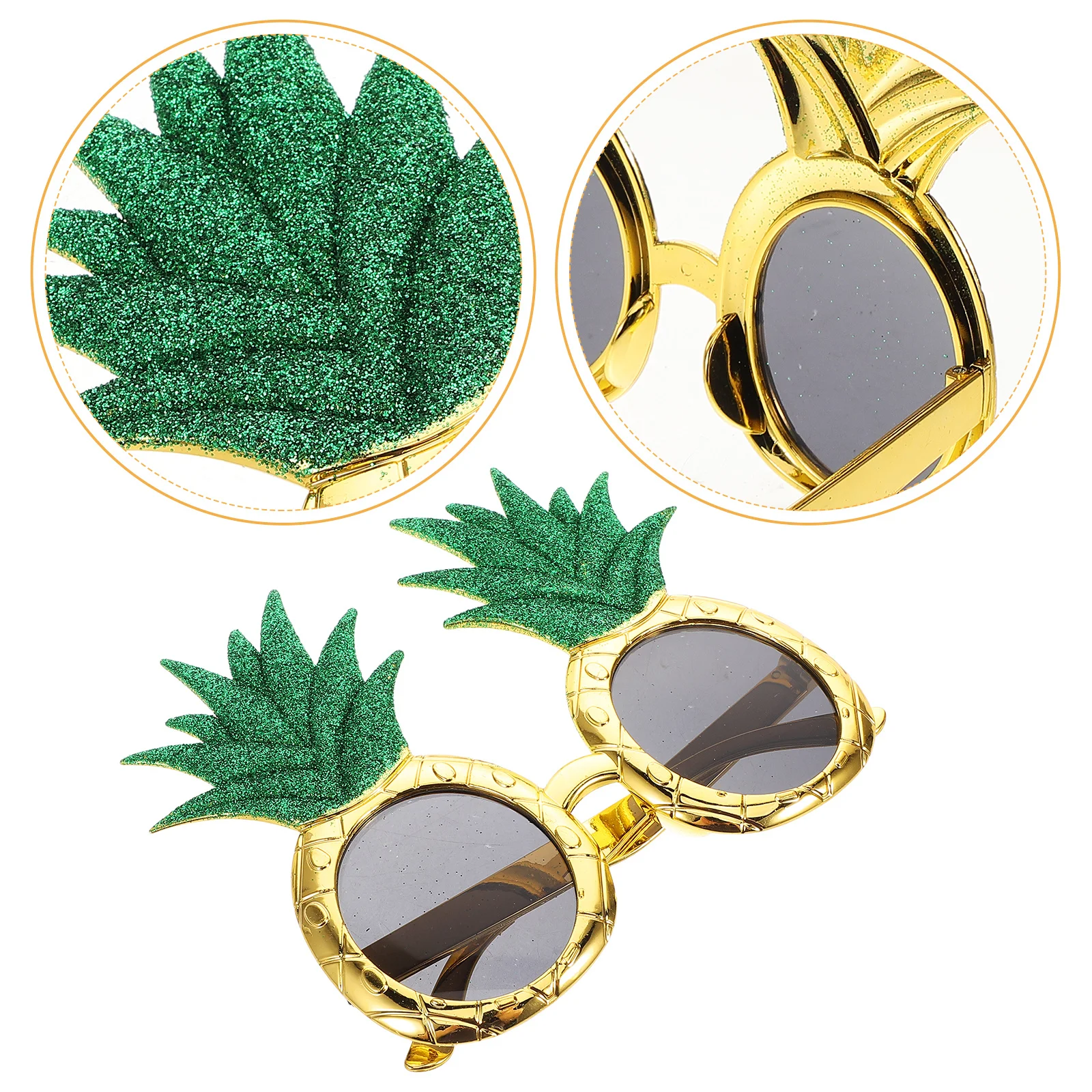 

2 Pcs Beach Glasses Photo Booth Props Funny Fruit Eyeglasses Sunglasses