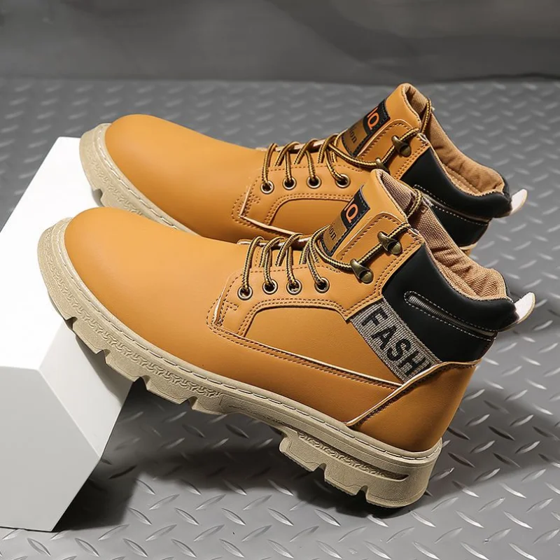 High Cut Hiking Casual Male Shoes Outdoor Y2k Quality Size 45 Original Deals Comfortable Men's Boots Fashion Low Price Offer 44