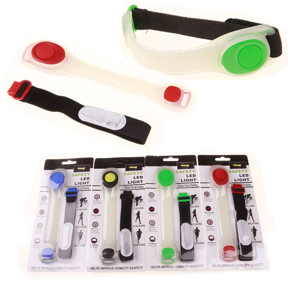 

Glowing Bracelet Leg Ring Reflective Armband LED Light Sports Strap Wearable Running Belt