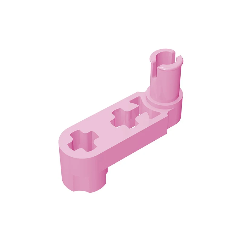 Gobricks GDS-966 Technique, Bras articulé, Manivelle modifiée / Axe 1 x 3 - Trous d'axe, Compatible avec Lego 33299, Blocs de construction éducatifs DIY