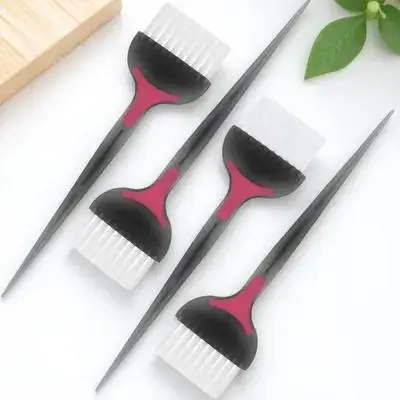 4Pcs Professional Hair Dye Brush Coloring Applicator for Salon Home DIY Long Short Curly Straight Hair Treatment