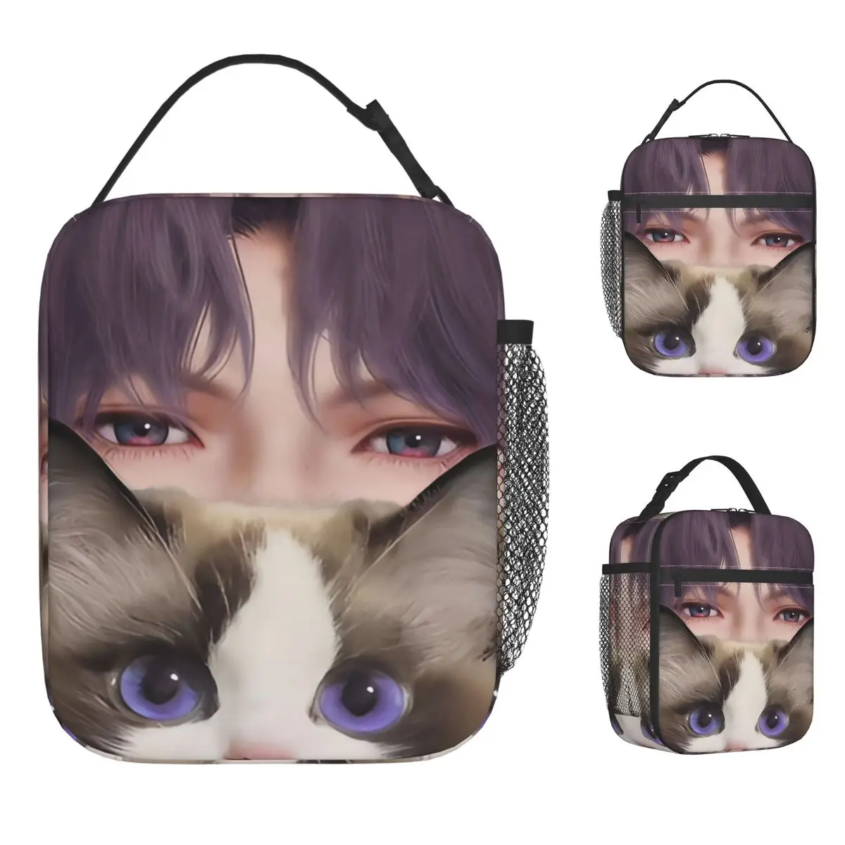 Sylus Love And Space Lunchtasche Game Love And Deepspace Tragbare isolierte Lunchbox Damen Kühltasche Thermo-Lunchtaschen