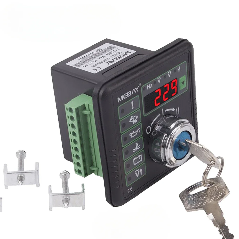 신제품 메베이 DC10G DC10K 발전기 엔진 다기능 수동 시작/정지 컨트롤러 패널 CE 인증