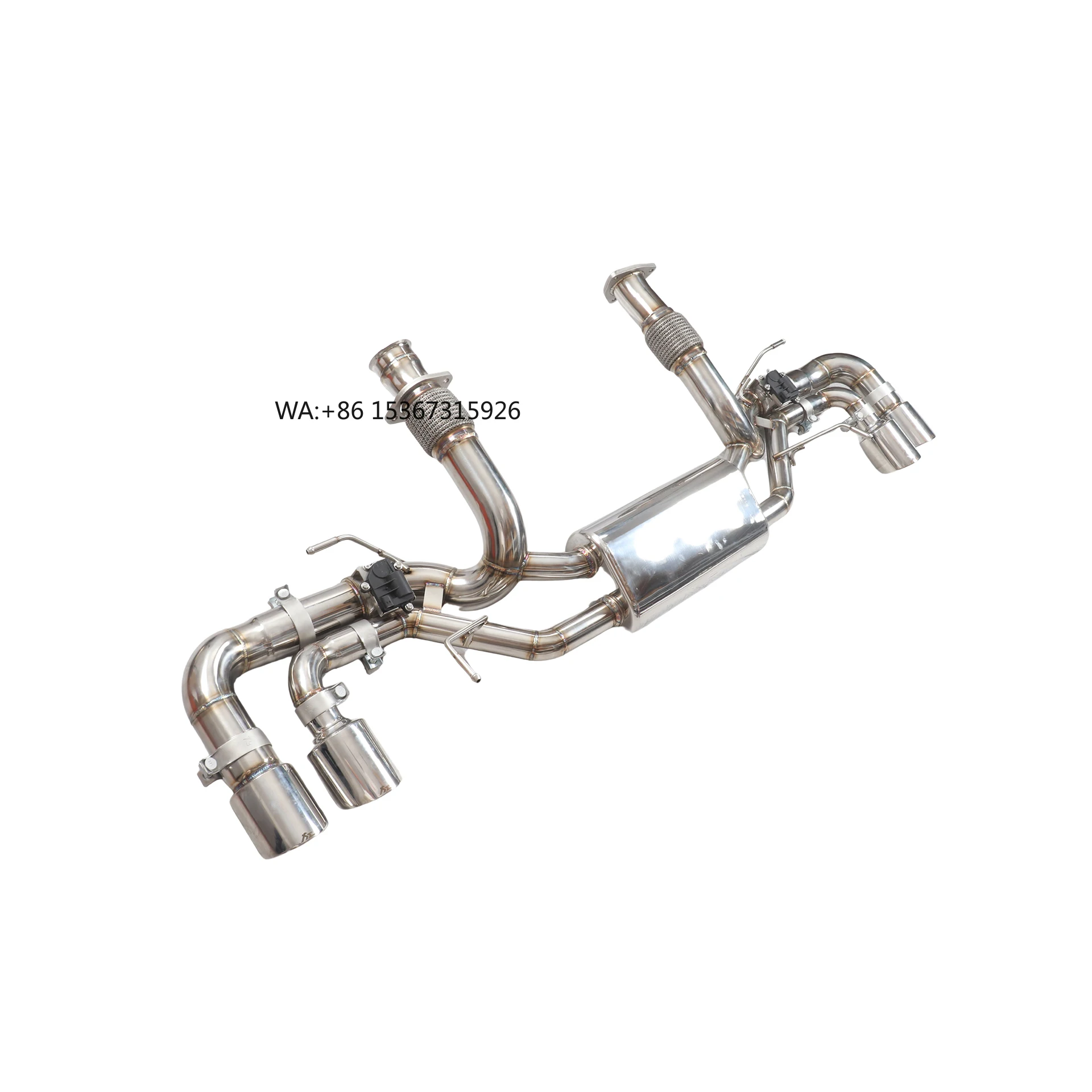 

Stainless Steel Rear Section Valvetronic Muffler Exhaust Pipes