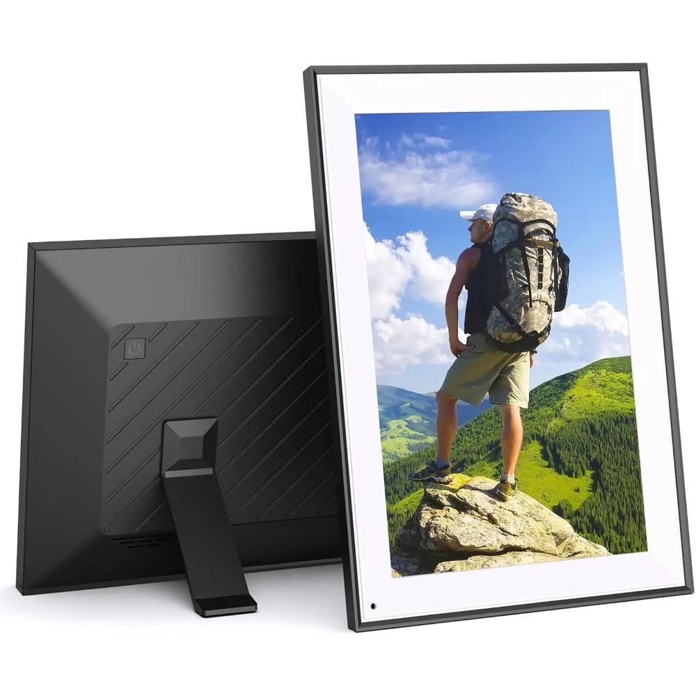 Digital Photo Frame Intelligent Digital Photo Frame - IPS Touch Screen, Automatic Rotation, Slides, Free Cloud Storage