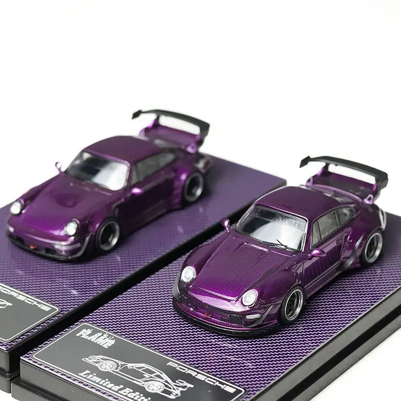 

FLAME 1/64 993 964 RWB, гоночный автомобиль из сплава, литье под давлением и игрушечный транспорт, модель автомобиля, миниатюрная масштабная модель автомобиля для детей