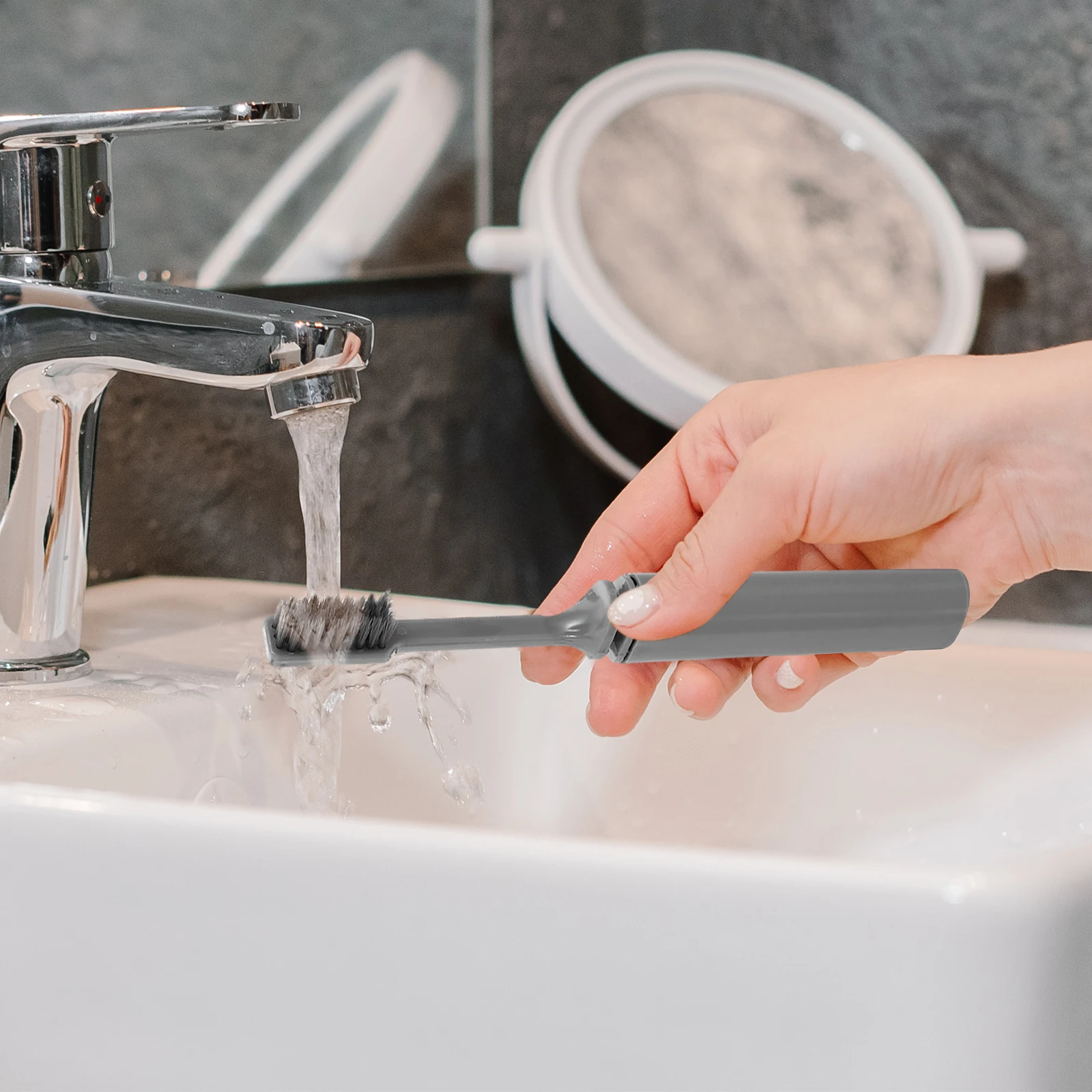 10 Pcs Camp Lightweight Folding Toothbrush Portable Foldable for Camping Travel