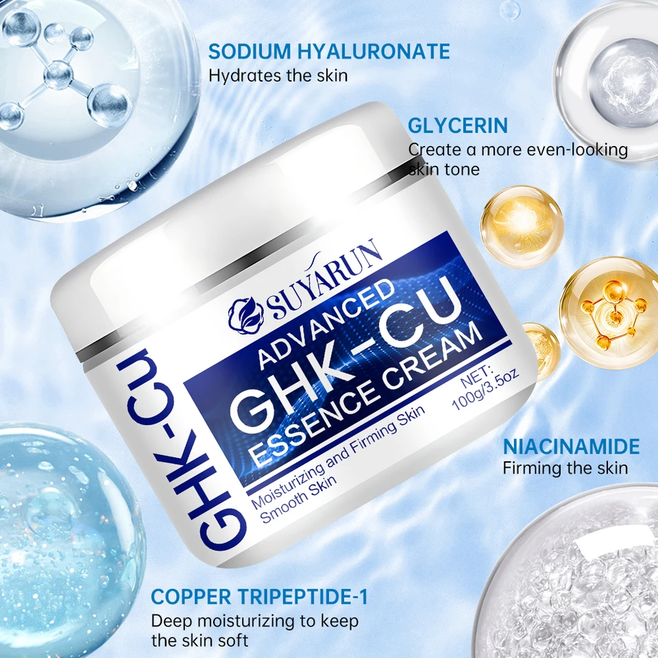 ghk cu cream for loose skin GHK-CU - Anti-aging facial moisturizer, firming and moisturizing all types, suitable for men and women typical b12 injection dose Wellness Pairs with serum for Quantity based price:For 100-200 boxes