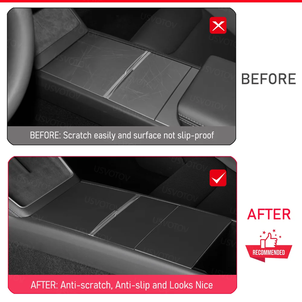 For 2025 2026 Tesla Model 3 Y YL Center Console Wrap  Central Control Panel Cover Protector Accessories Electrostatic Adsorption image 4