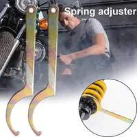 Universal Motorcycle Shock Absorber Wrench - Crescent Spring Adjuster Tool for Suspension Tuning & Repair