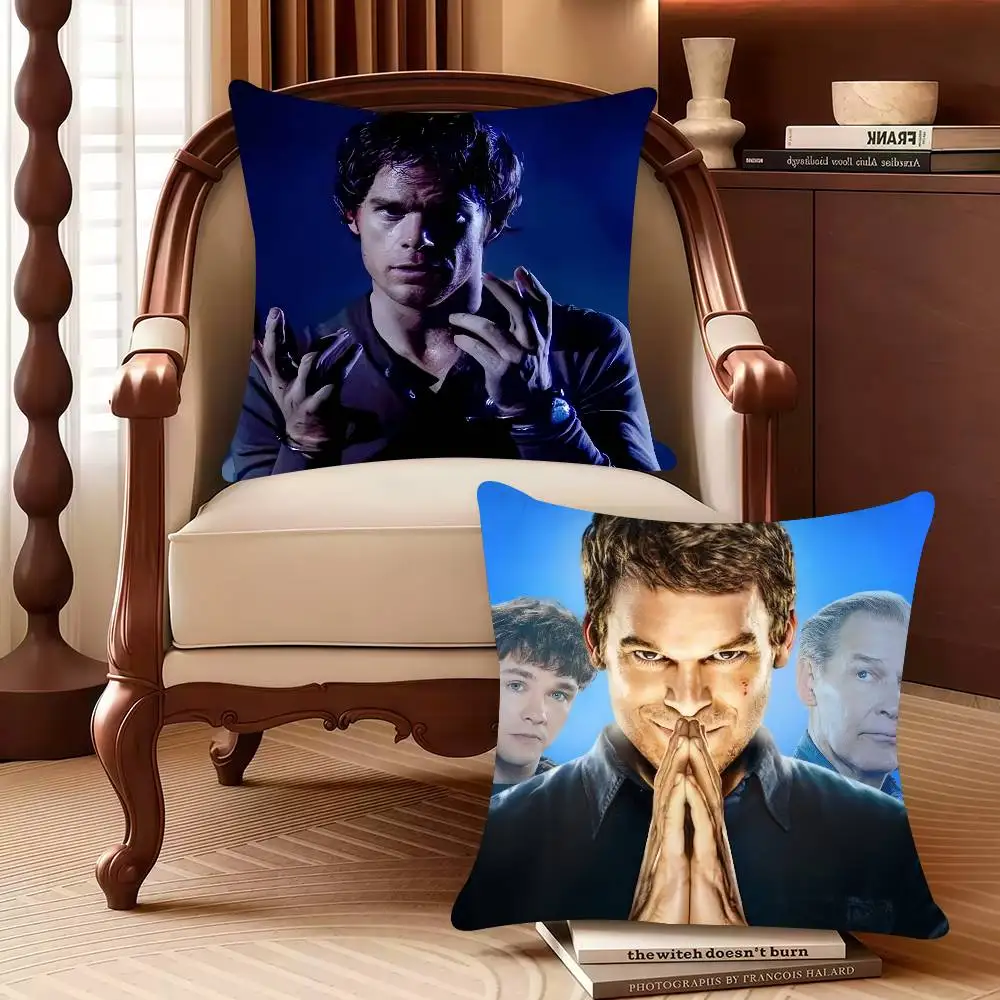 TV D-Dexter Morgan Pillow Case Decor Protective Covers Comfortable soft for Sofa Living Room Home office