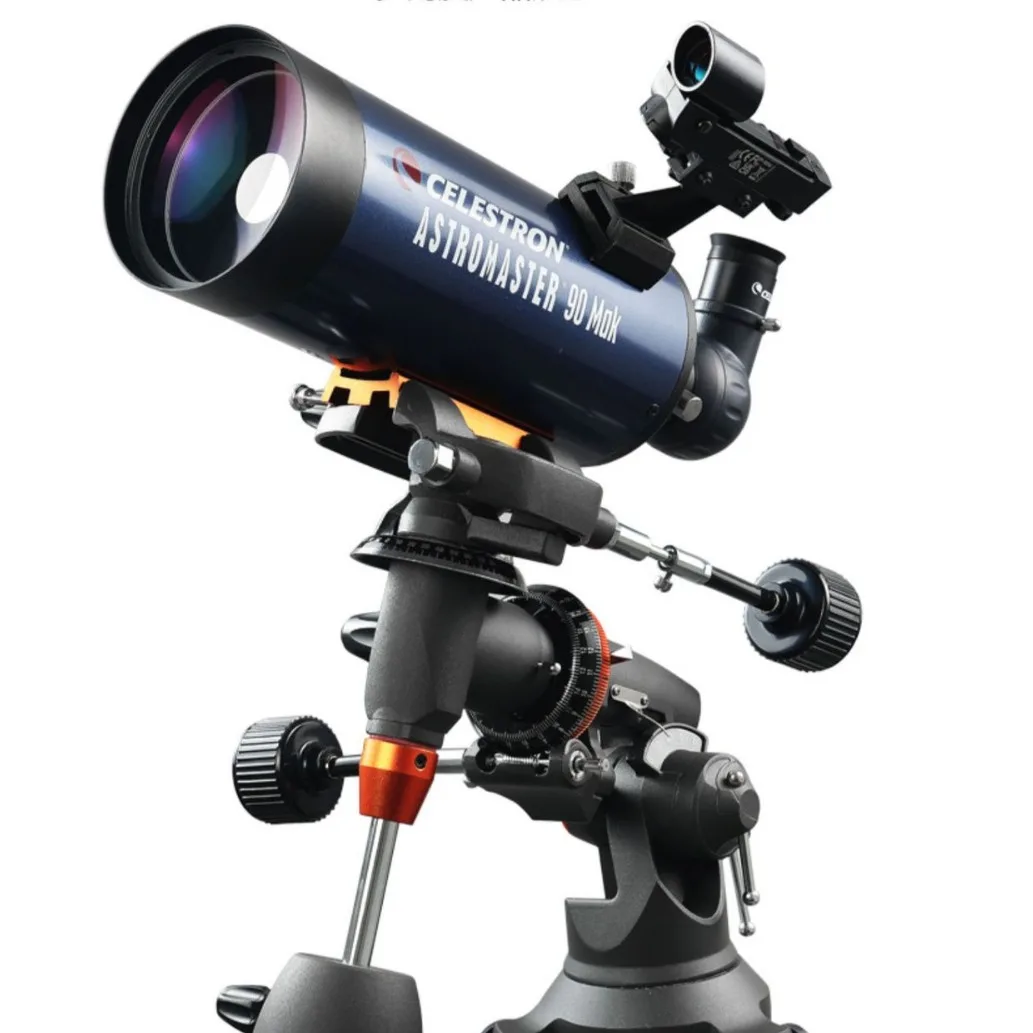 

Celestron AM90 Astronomical Telescope Macaque 90/1250mm CG-3 Swallowtail Rod 1.25-inch Steel Tripod
