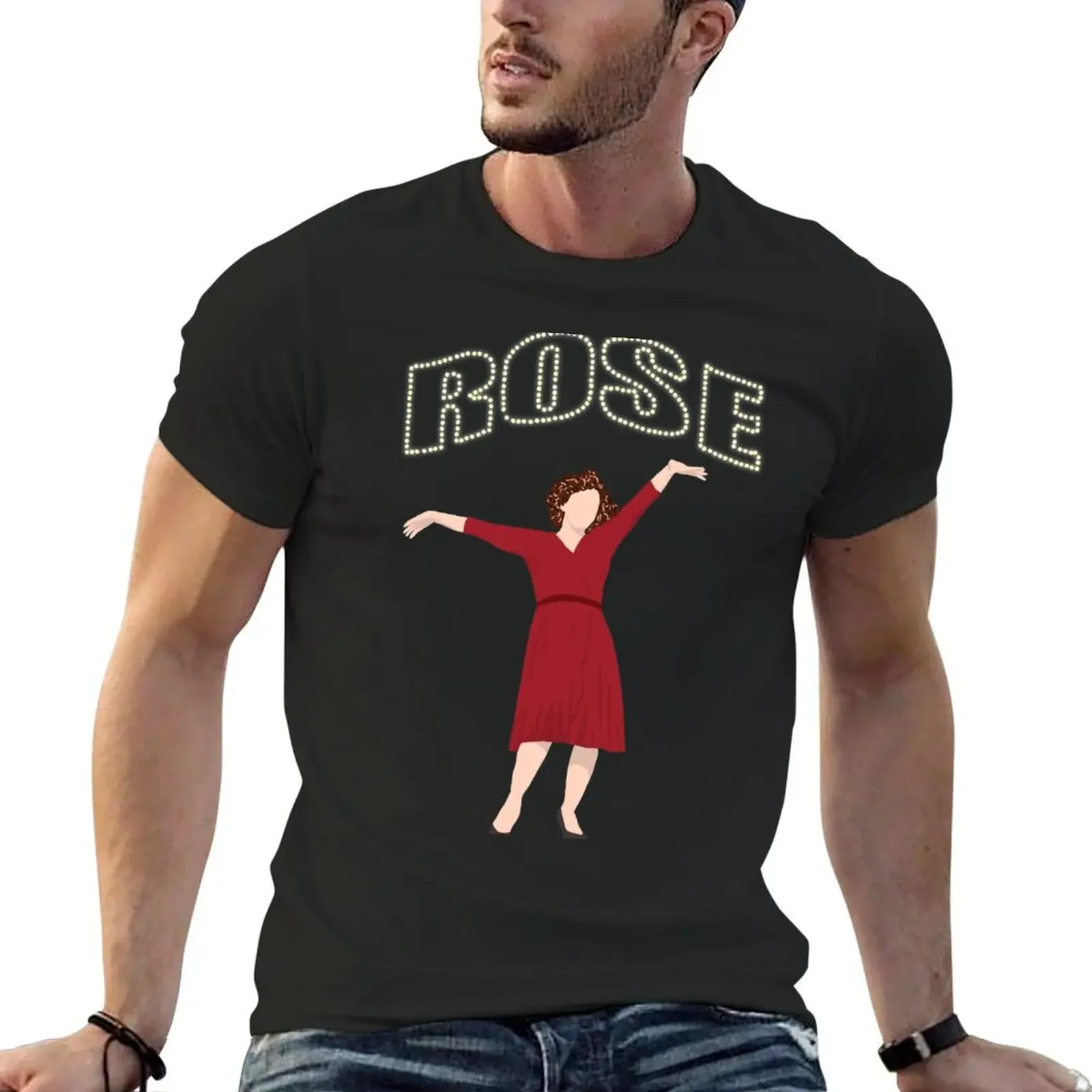 Mama Rose from Gypsy T-Shirt blue archive summer clothes shirts men