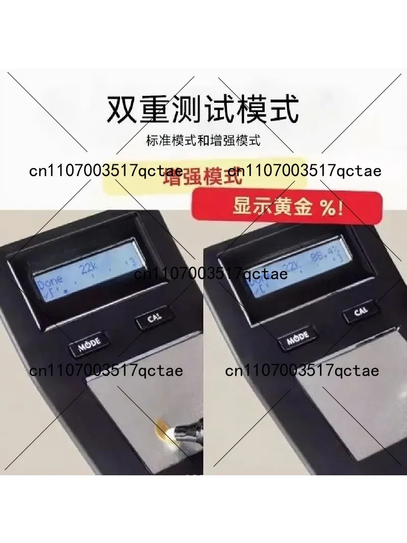 Compact Portable Electronic Digital Jewelry Testing Device Accurate High Karat Gold & Platinum Tester with Display