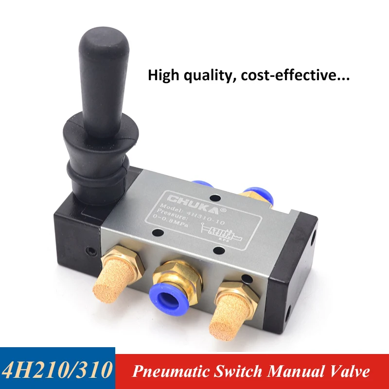 4h210 08 Pneumatic Switch Manual Valve Hand Wrench Valve 4H310 Hand Wrench Control Pneumatic Control Valve 5/2 way 4H210 Valve