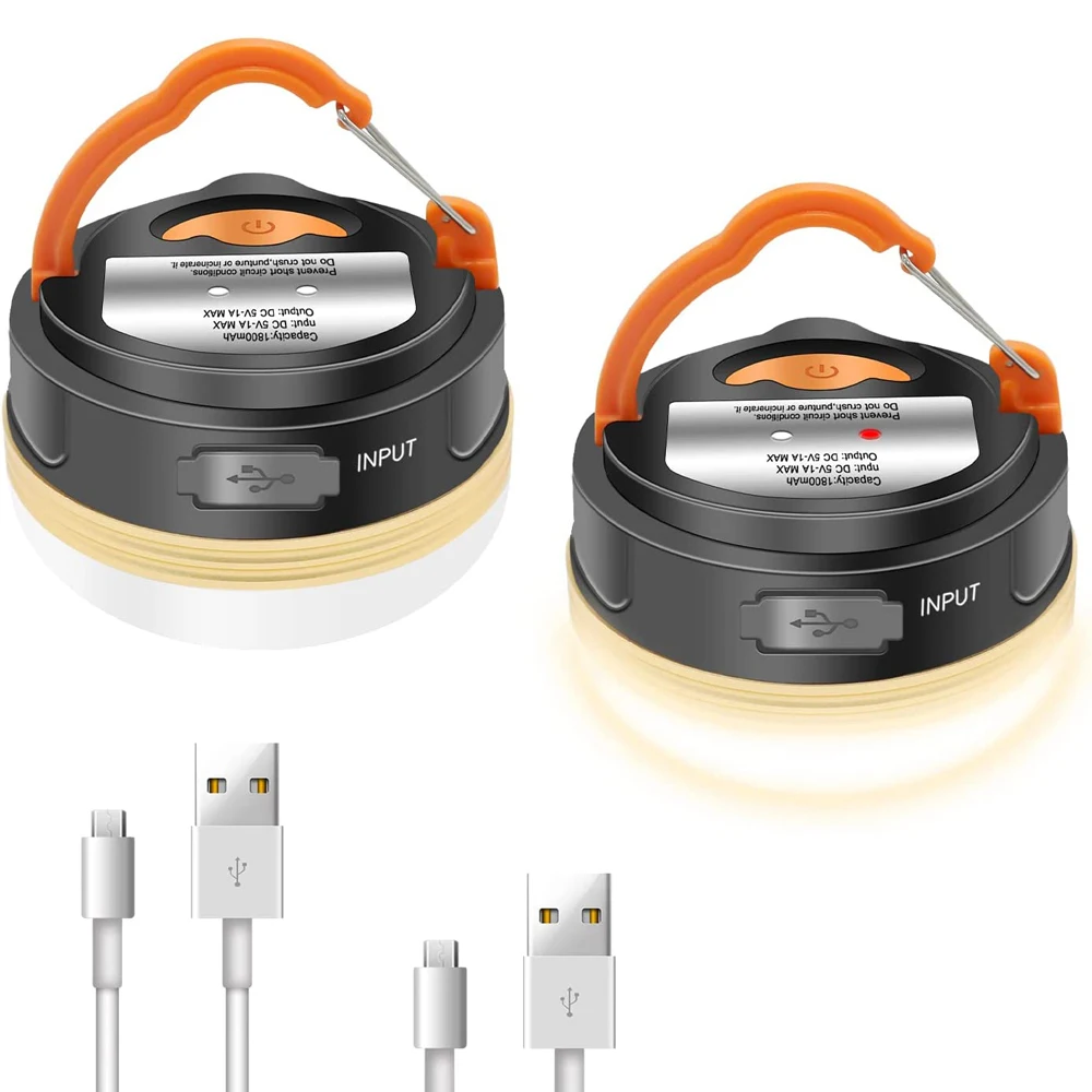 10W LED Tragbare Camping Licht Eingebaute 1800mAh Batterie USB Aufladbare Zelt Laterne Outdoor Wandern Nacht Hängen Camping Lampe – Detail 9