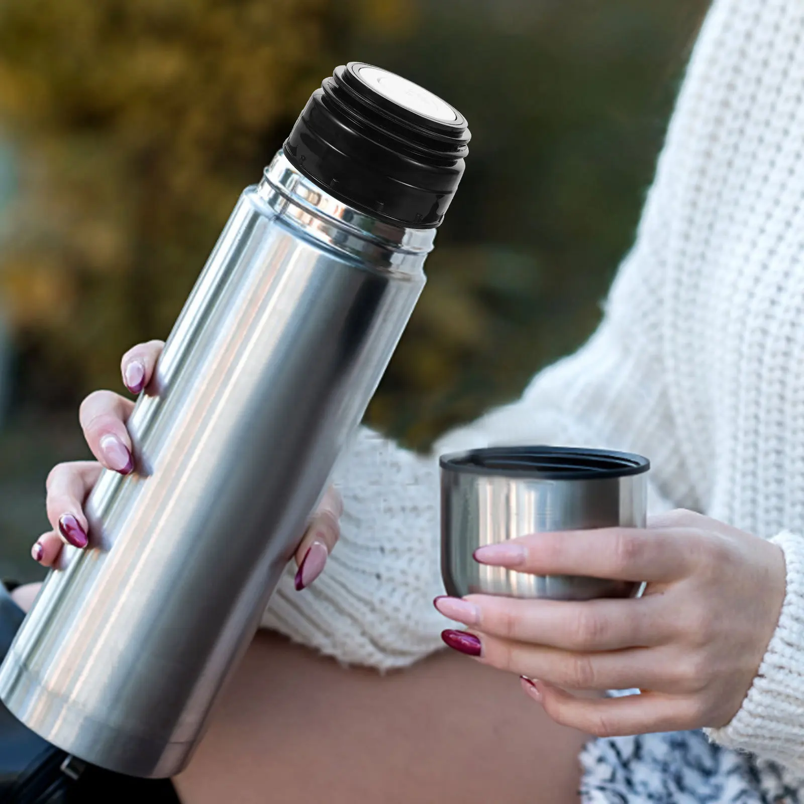 Tapas de Repuesto para Vasos Térmicos al Vacío, Tapas de Sellado Tipo Flip a Prueba de Fugas, Tapas de Repuesto para Botellas de Agua al Vacío, Tapas de Botella Tipo Flip