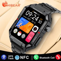 Nuovo GPS da uomo Bluetooth Call Smart Watch 1.99 ''schermo HD 120 + sport Fitness Watch Outdoor Weather Data Smartwatch impermeabile