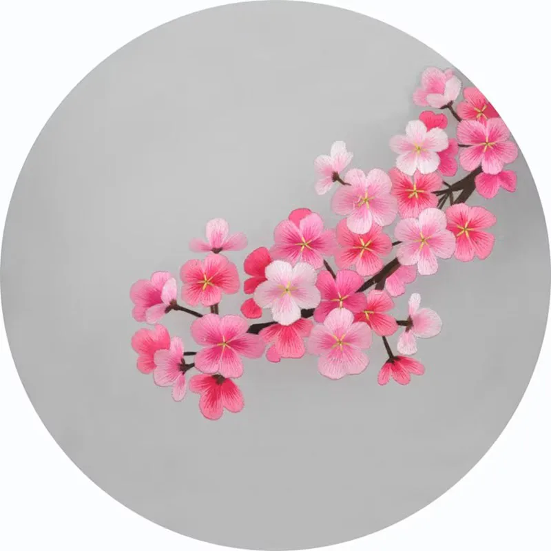 Beginner Su Embroidery Kit, Plum Blossom Collection, Easy to Learn with All Tools and Silk Threads for Zero Starters