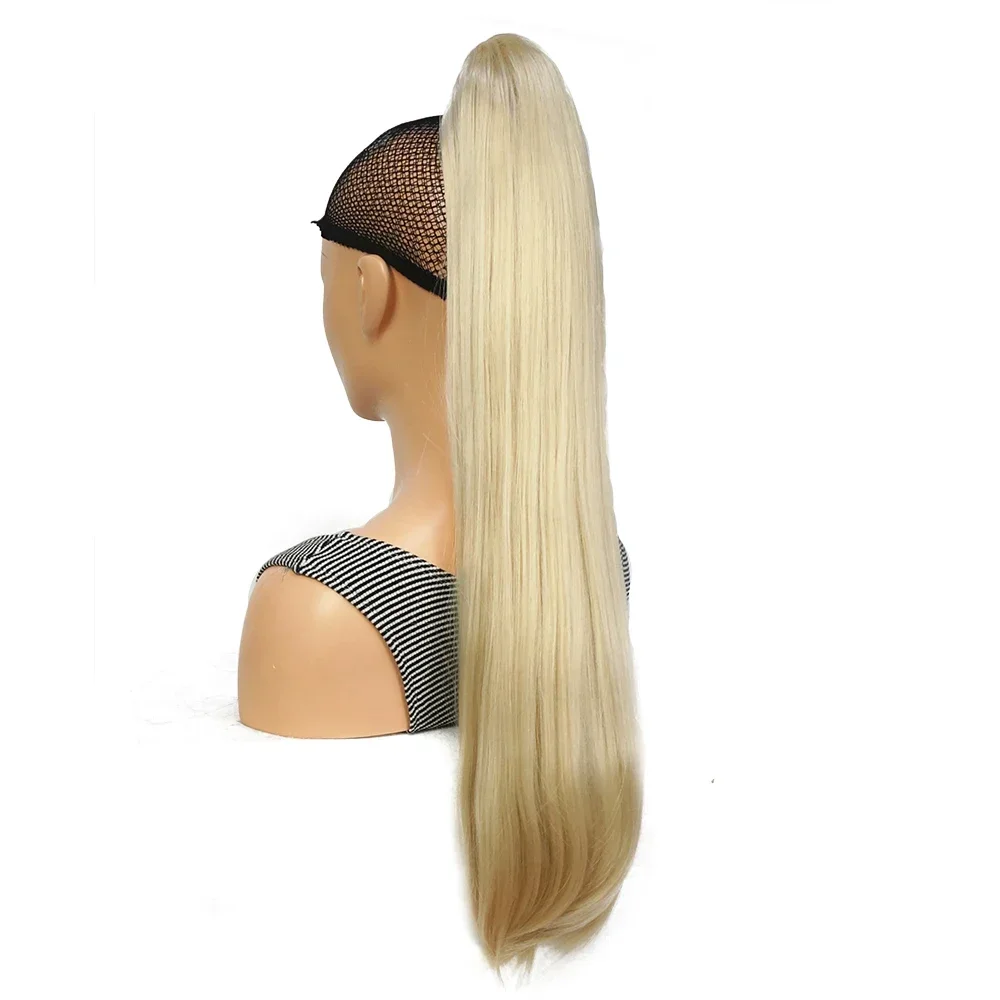 StrongBeauty Claw Clip Ponytail Long straight Hairpiece Synthetic Hair Extension